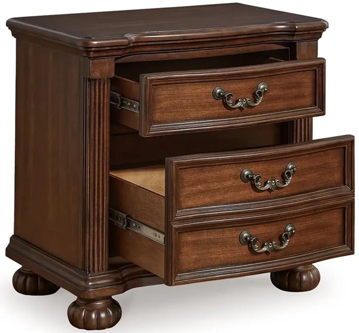 Lavinton - Brown - Three Drawer Night Stand