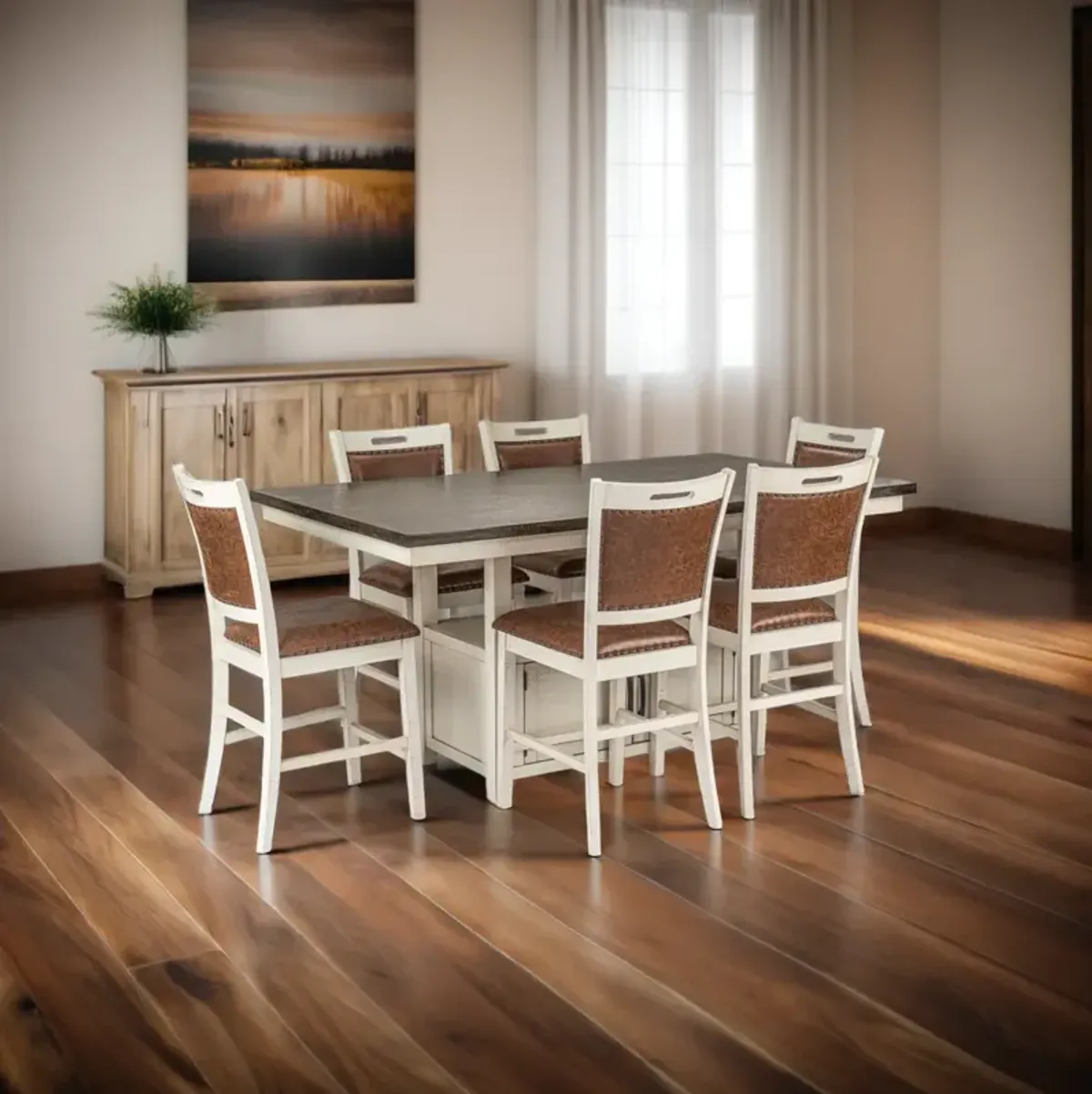 7 Piece Pub Dining Room Set