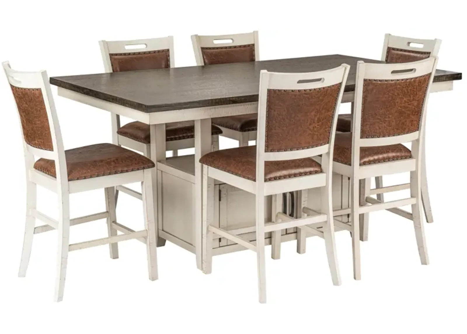 7 Piece Pub Dining Room Set