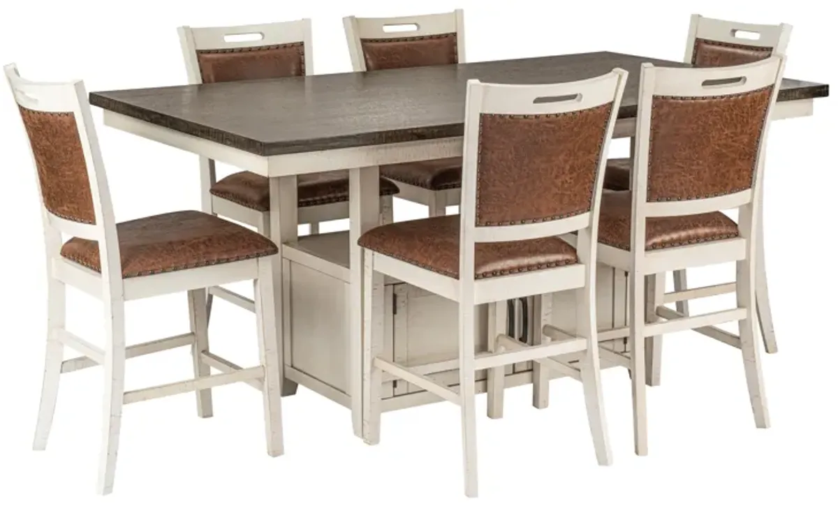 7 Piece Pub Dining Room Set