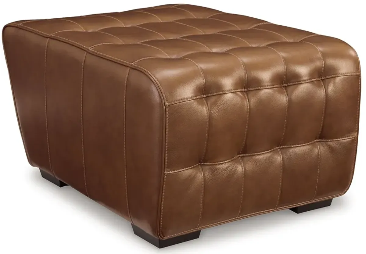 Temmpton - Chocolate - Oversized Accent Ottoman