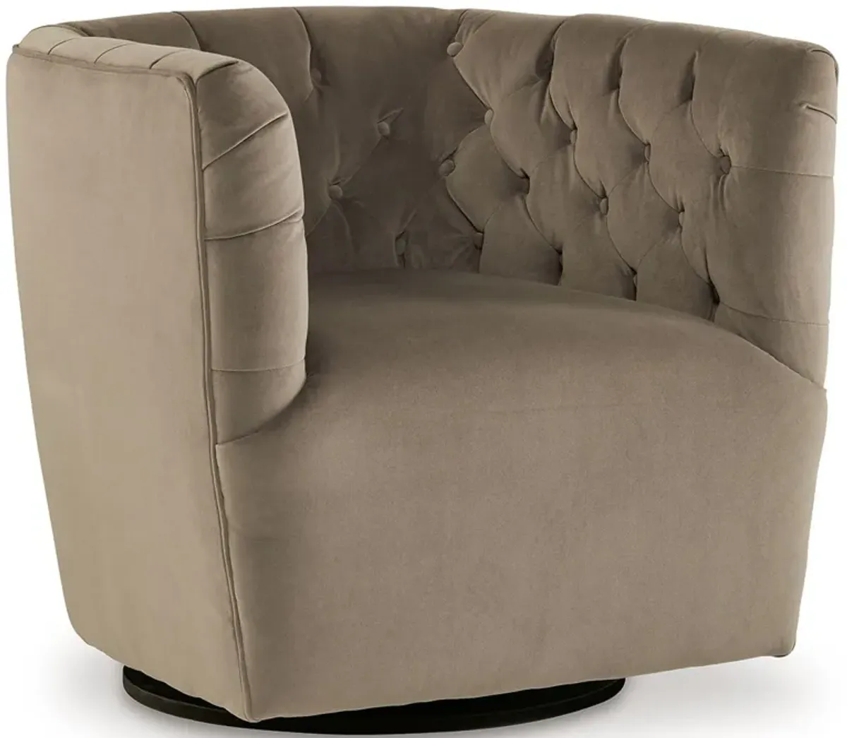 Hayesler - Cocoa - Swivel Accent Chair