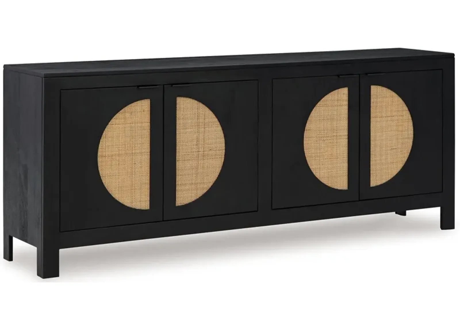 Cliffiings - Black / Natural - Accent Cabinet