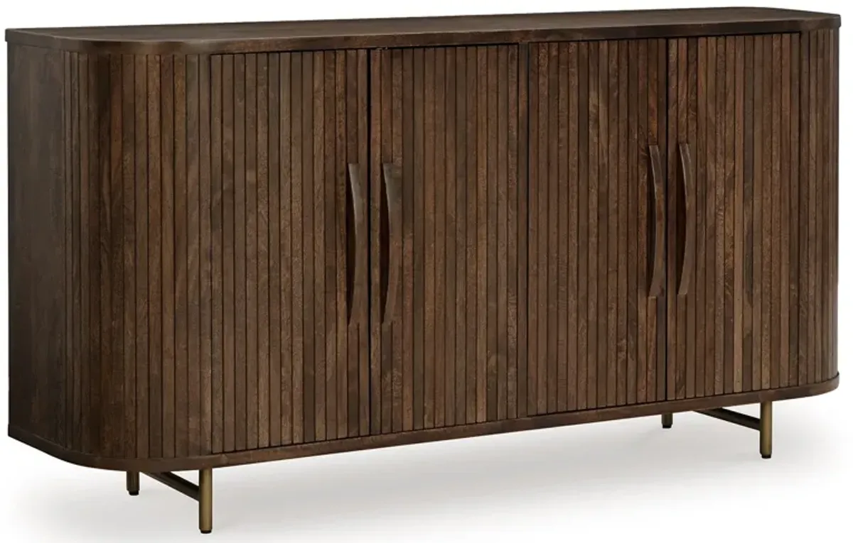 Amickly - Accent Cabinet - Dark Brown