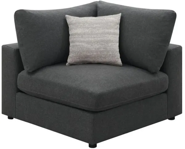 Serene - Upholstered Corner - Charcoal
