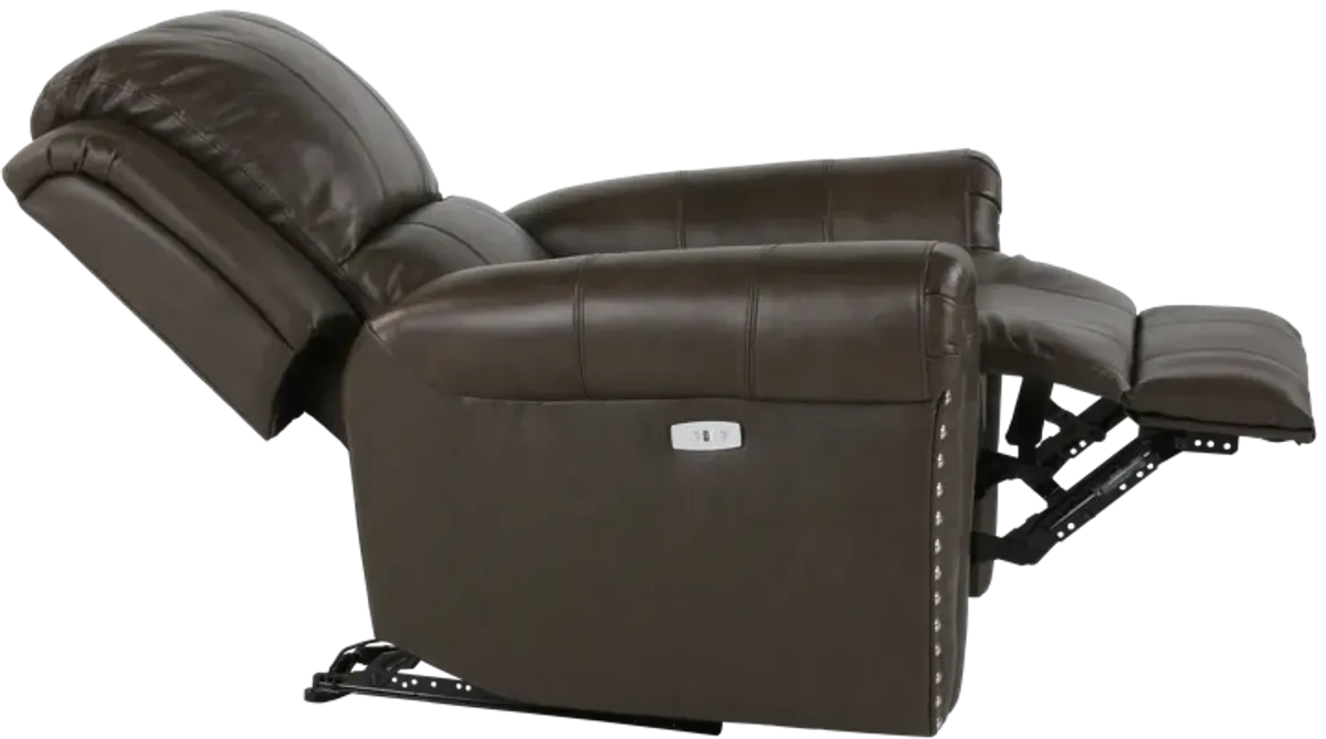 Power Recliner Chair- Top Grain Leather