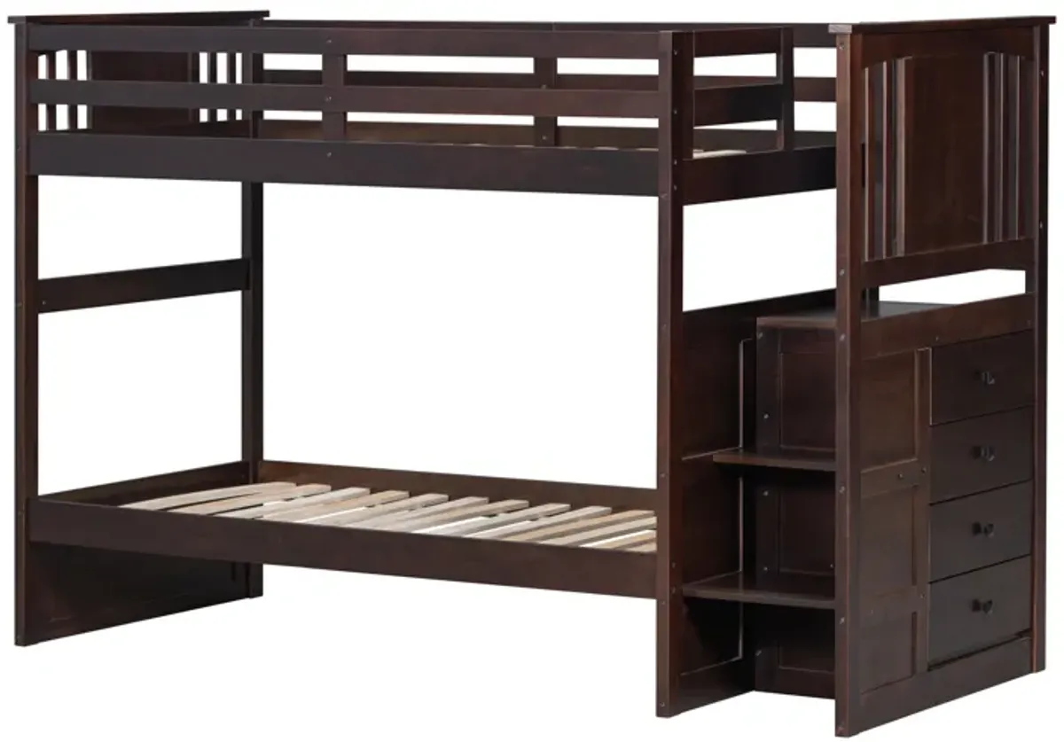 Twin over Twin Bunk Bed