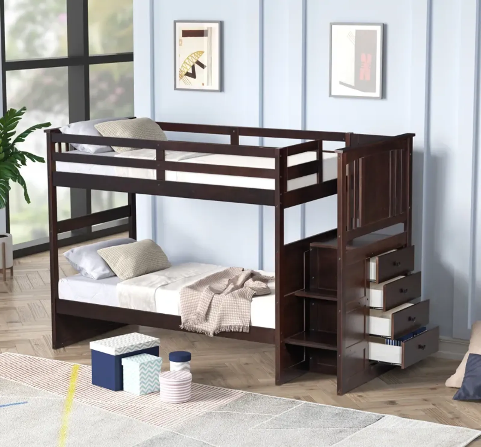 Twin over Twin Bunk Bed