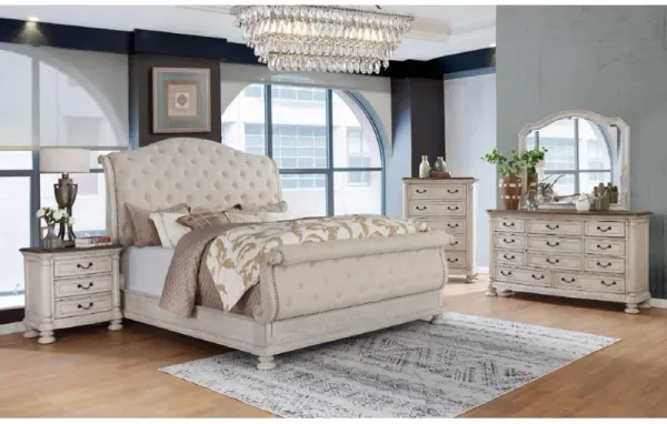 5 PIECE QUEEN BEDROOM SET (NO NIGHTSTAND)