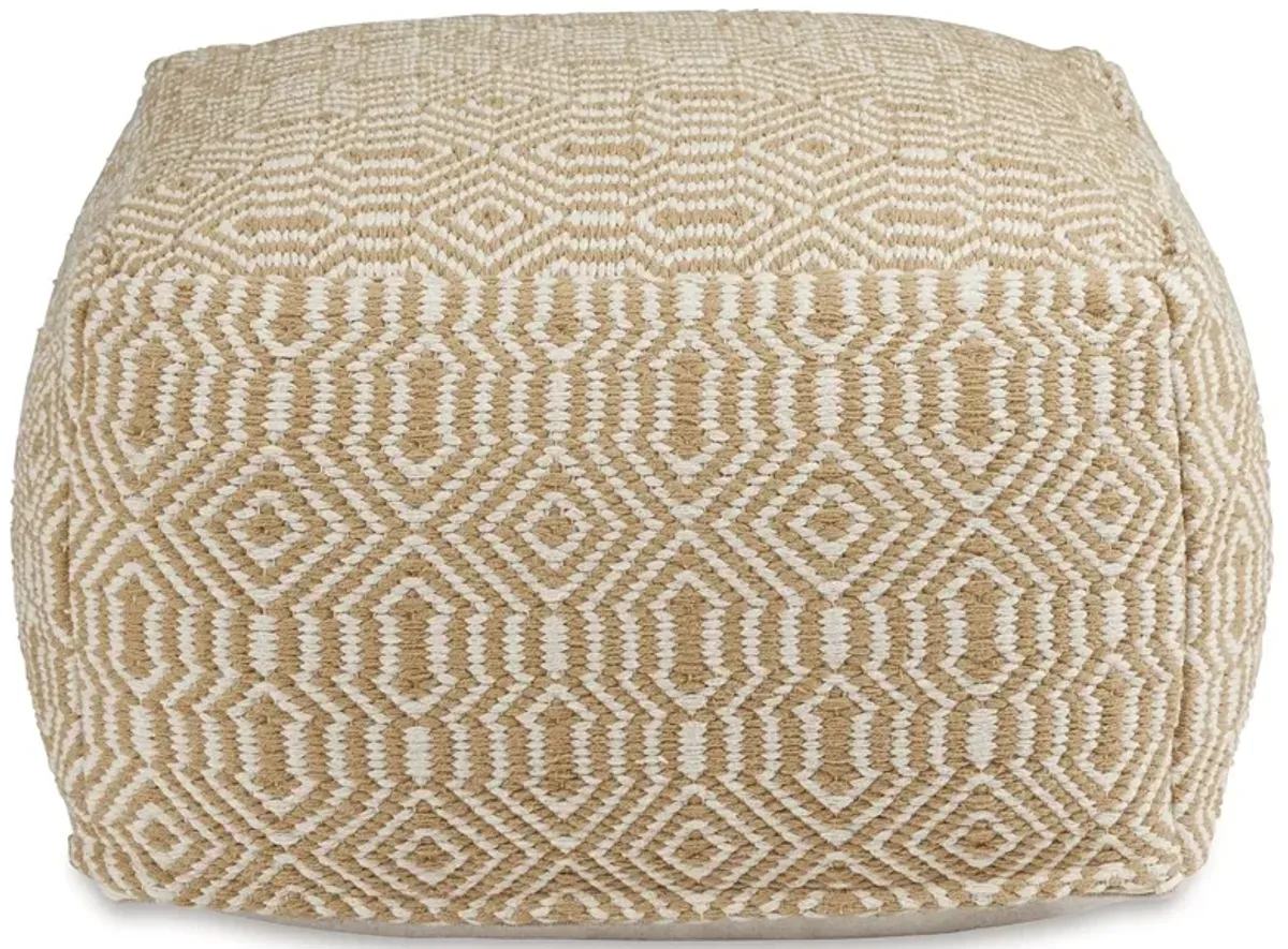 Adamont - Tan / Ivory - Pouf