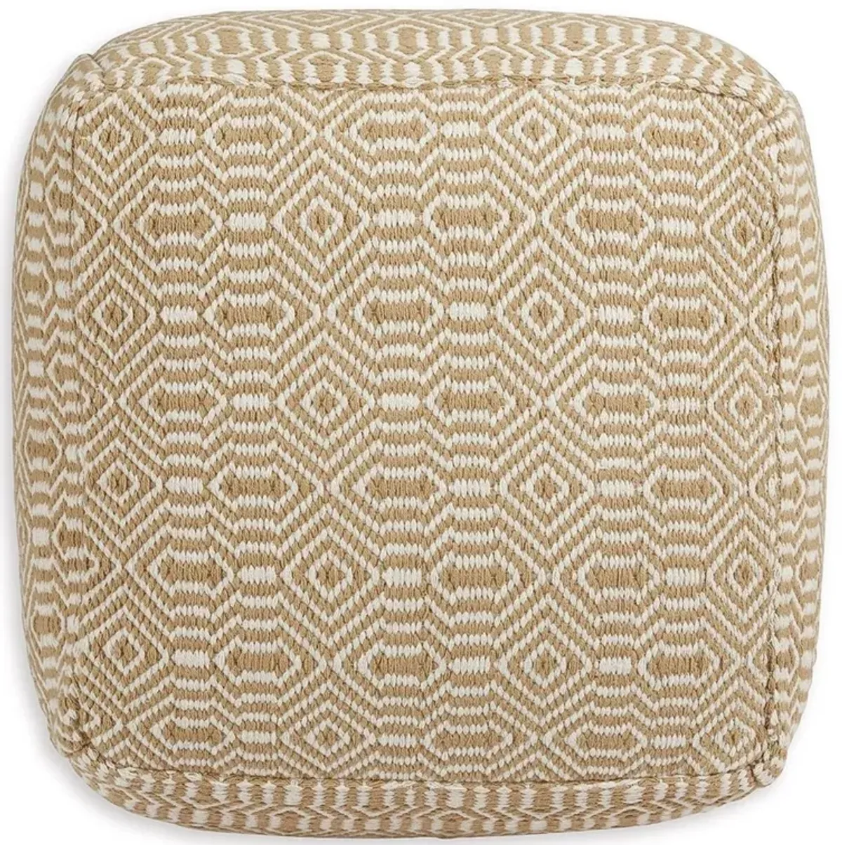 Adamont - Tan / Ivory - Pouf