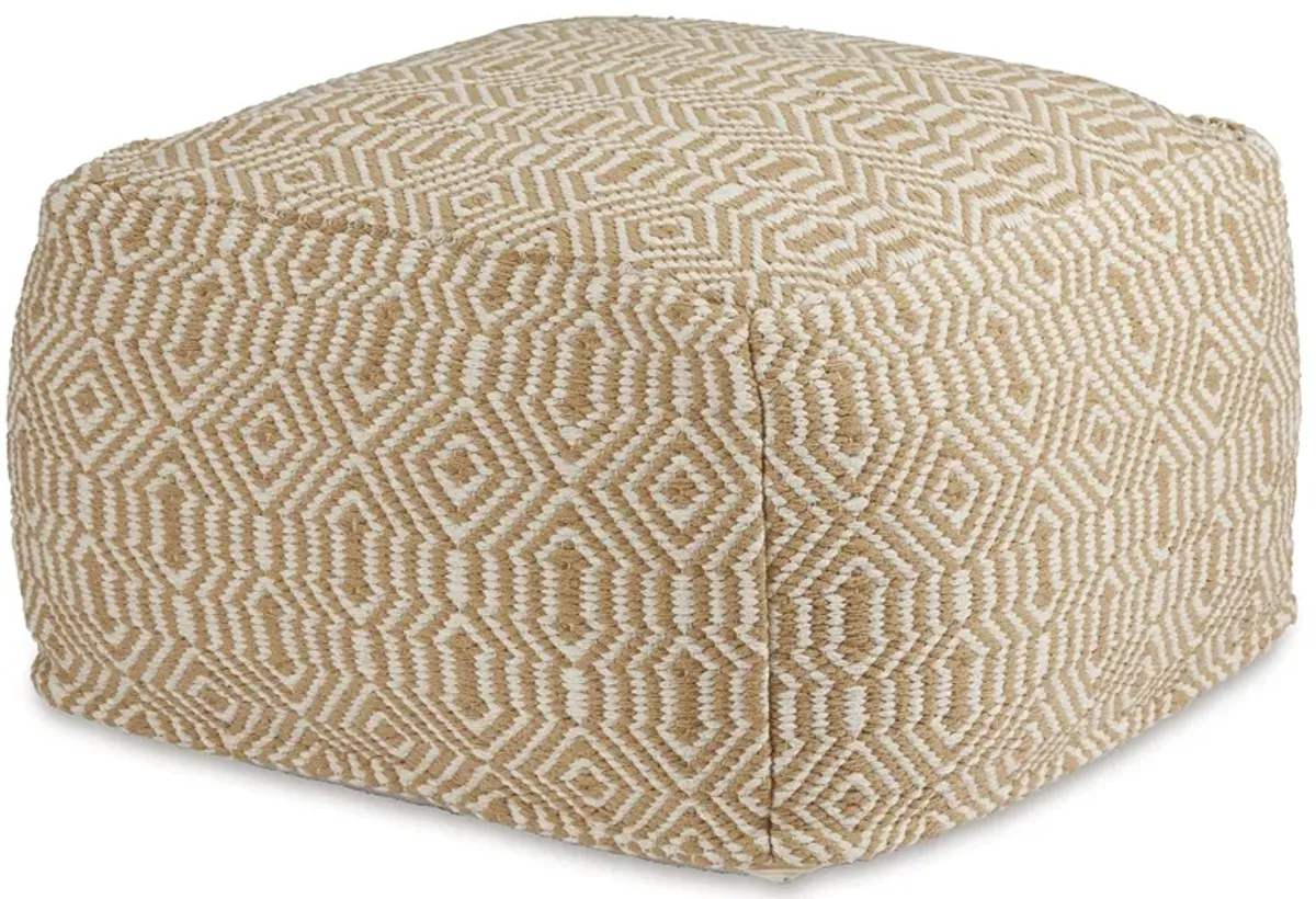 Adamont - Tan / Ivory - Pouf