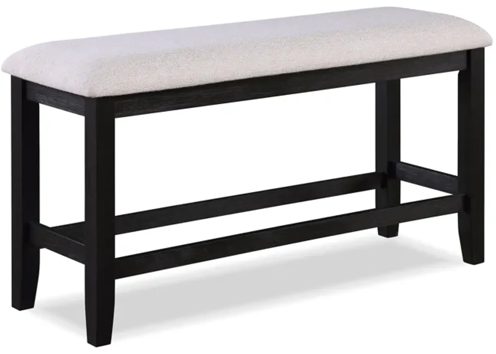 Regent - Cntr Height Bench - Charcoal Black