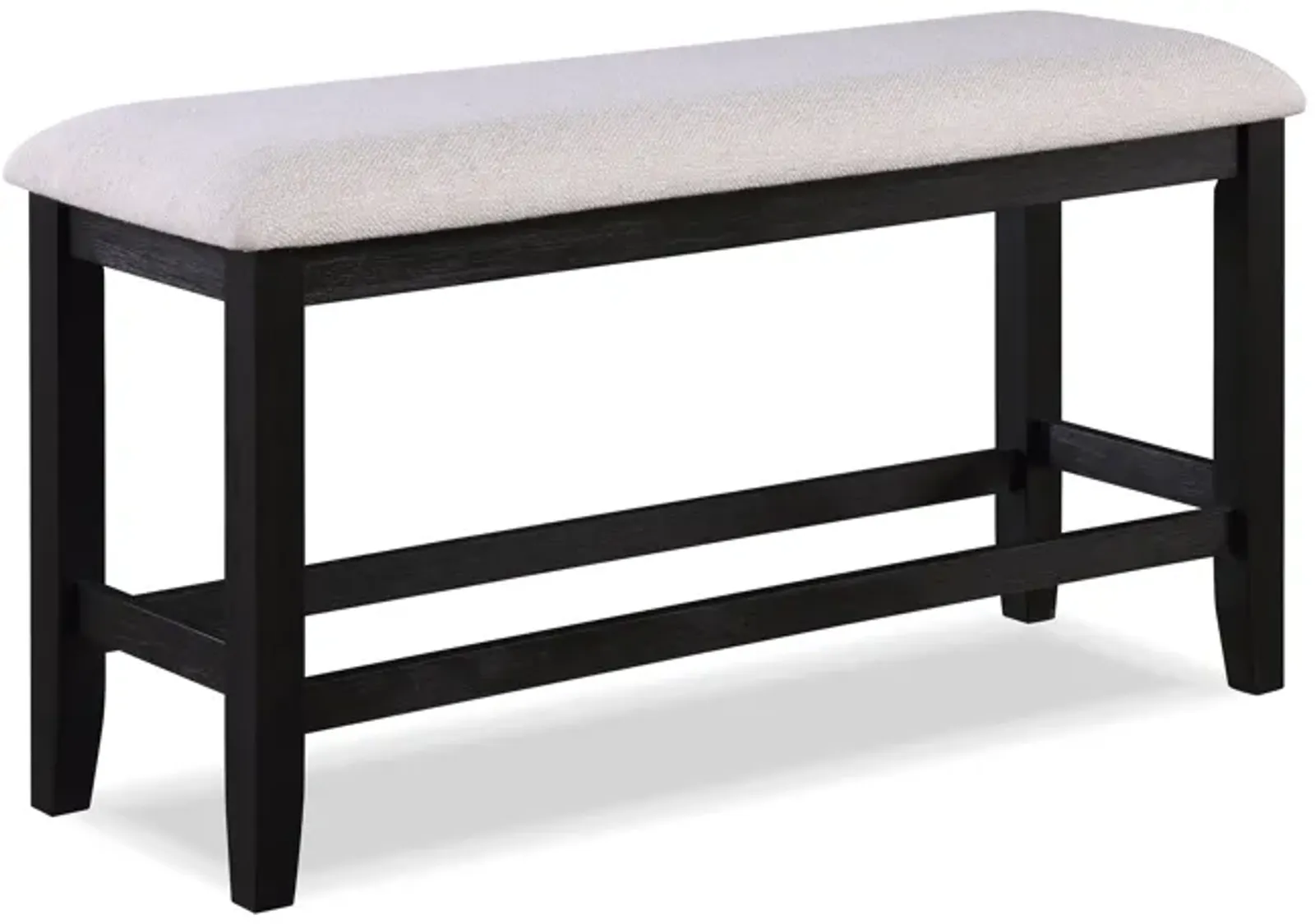 Regent - Cntr Height Bench - Charcoal Black