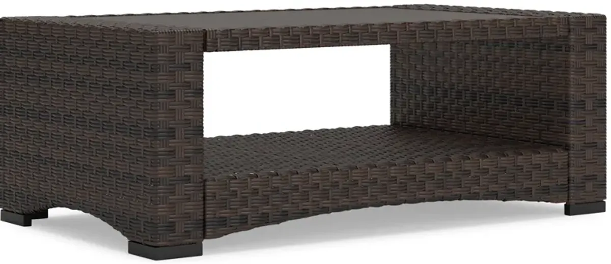 Windglow - Brown - Rectangular Cocktail Table