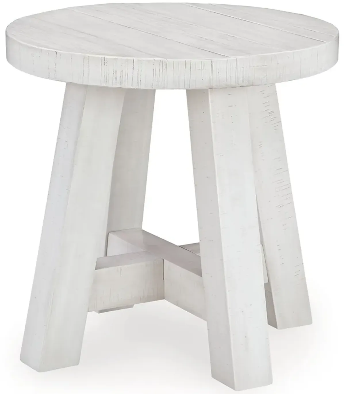 Jallison - Off White - Round End Table