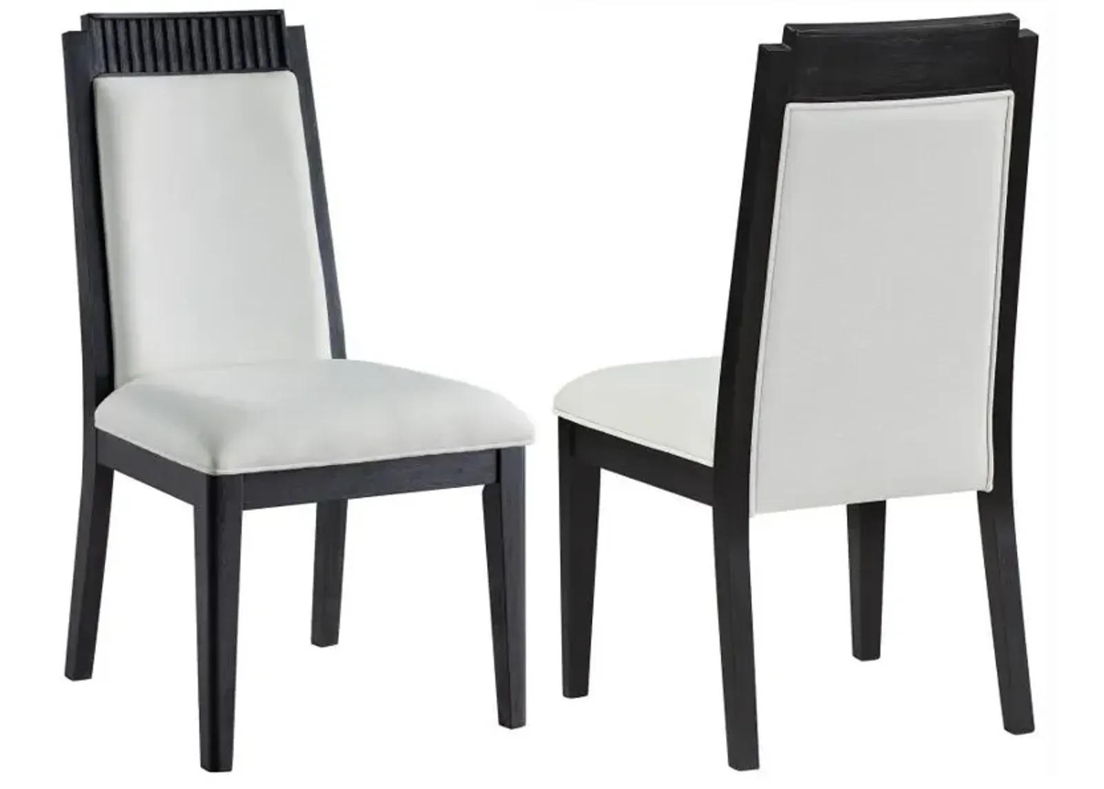 Brookmead - Wood Dining Side Chair (Set of 2) - Ivory And Black