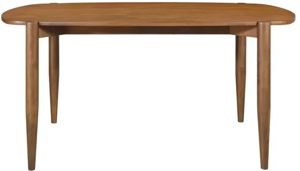 Dortch - Oval Solid Wood Dining Table - Walnut