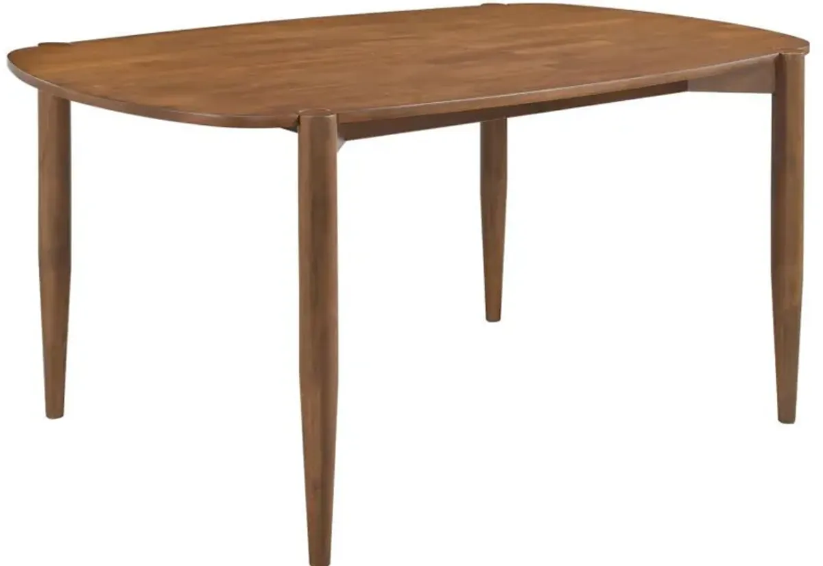 Dortch - Oval Solid Wood Dining Table - Walnut