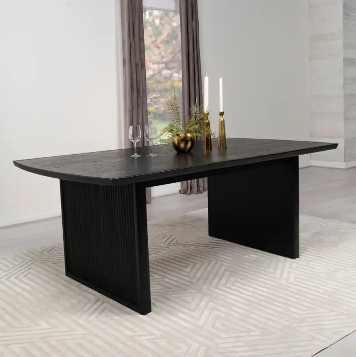 Brookmead - Extension Leaf Dining Table - Black