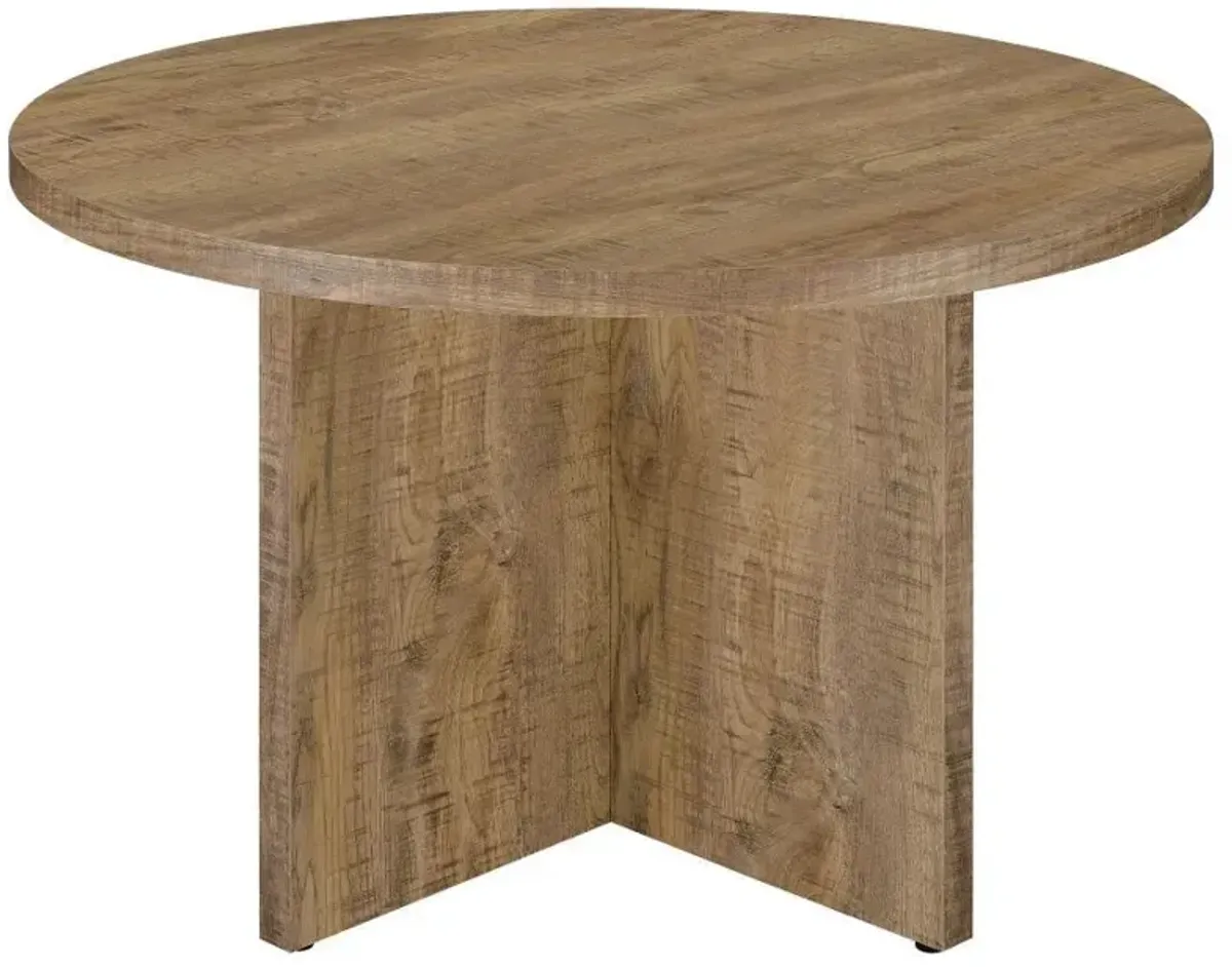 Jamestown - Round Composite Wood Dining Table - Mango