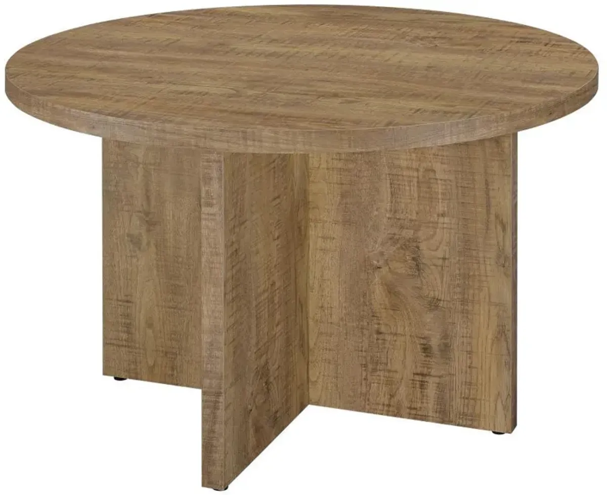 Jamestown - Round Composite Wood Dining Table - Mango