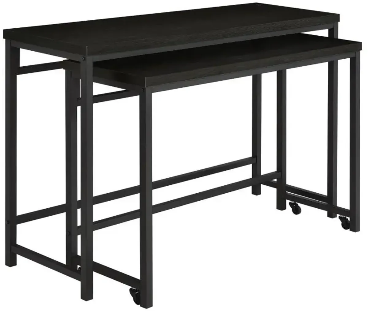 Hawes - 4 Piece Multipurpose Counter Height Table Set - Black