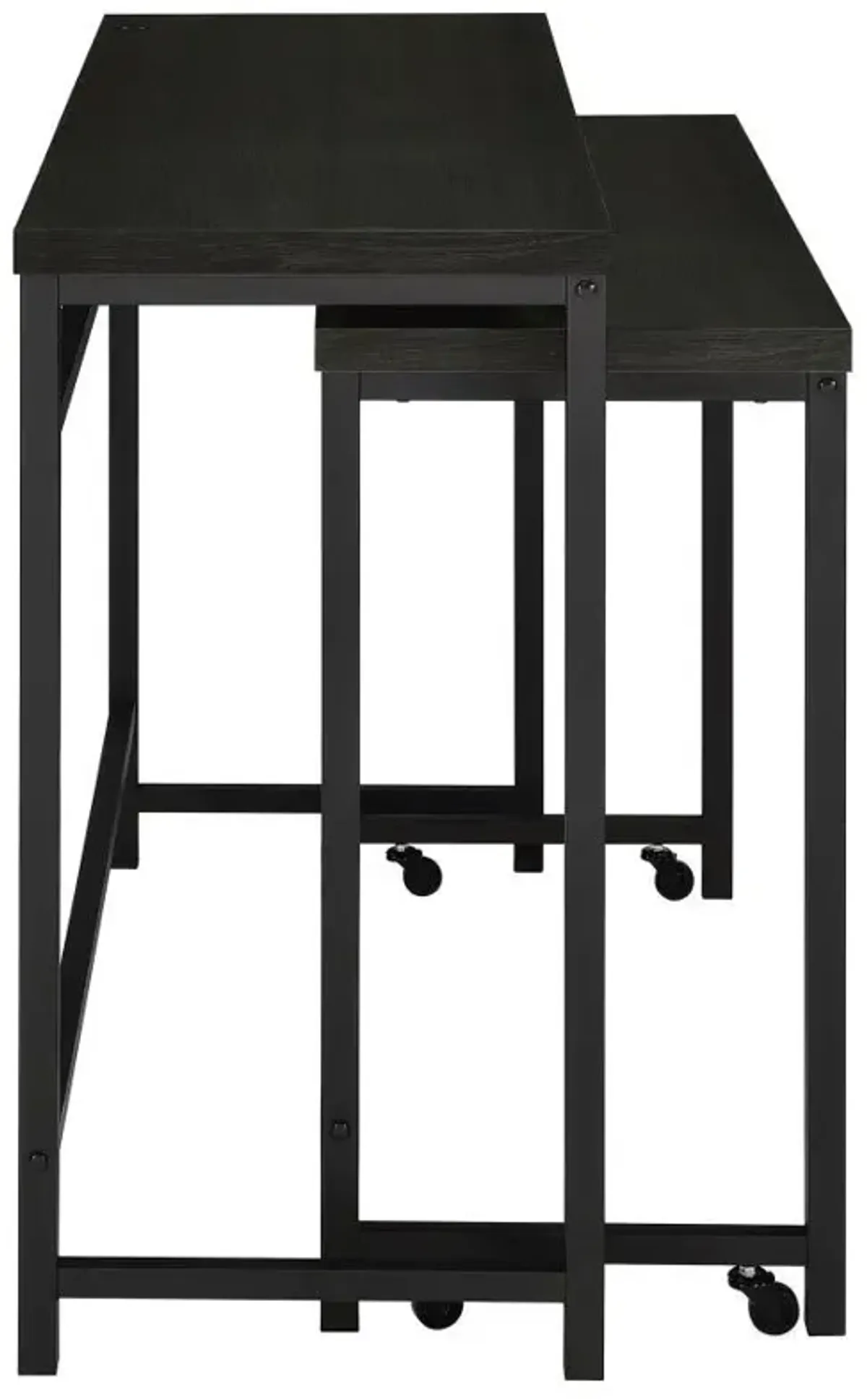 Hawes - 4 Piece Multipurpose Counter Height Table Set - Black