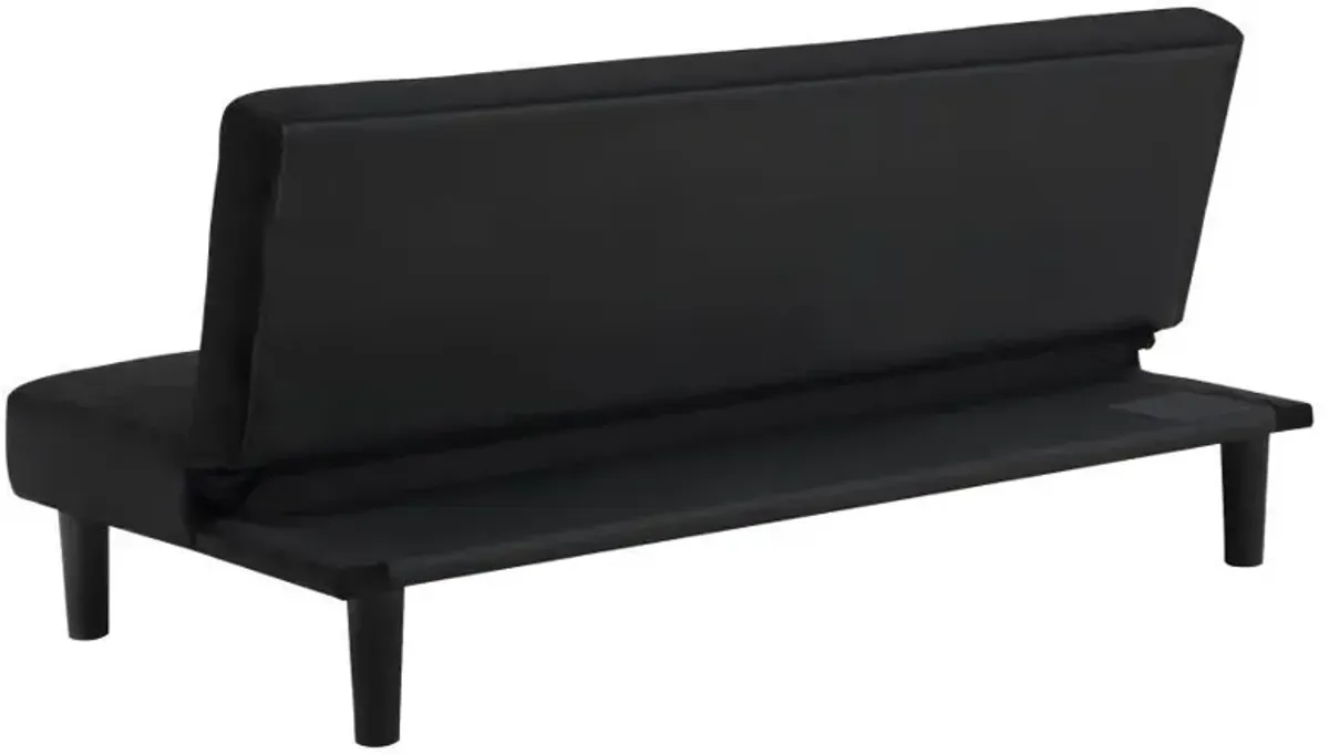 Stanford - Upholstered Tufted Convertible Sofa Bed - Black