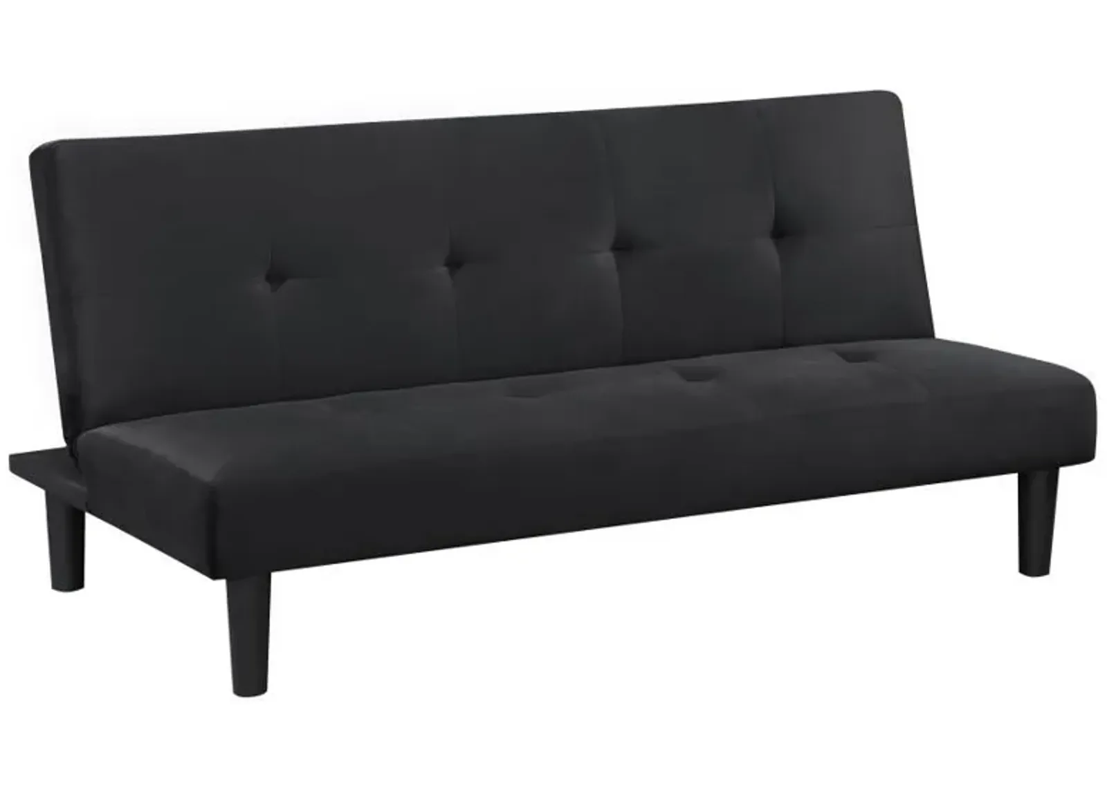 Stanford - Upholstered Tufted Convertible Sofa Bed - Black