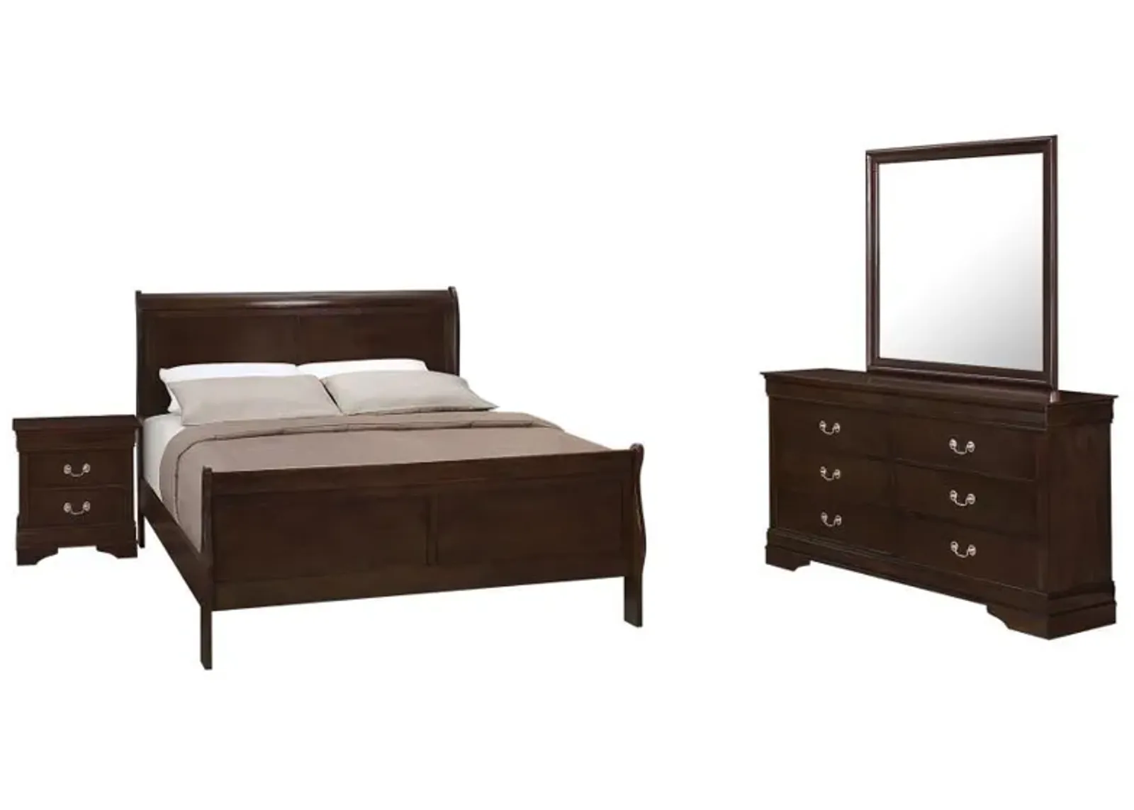 Louis Philippe - Traditional Bedroom Set