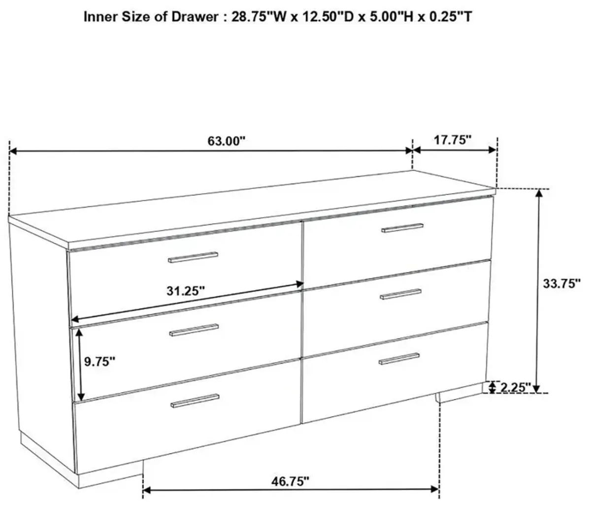 Felicity - Bedroom Set With Led Headboard And Mirror