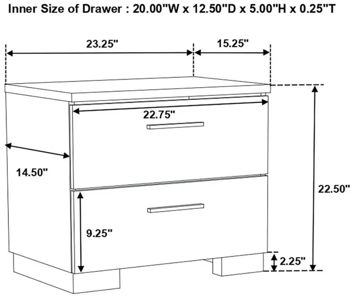 Felicity - Bedroom Set With Led Headboard And Mirror