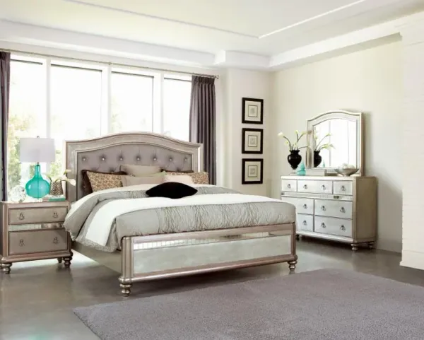 Bling Game - Panel Bed Bedroom Set
