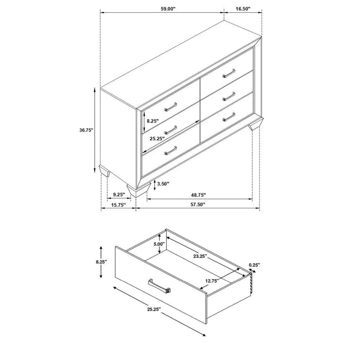 Kauffman - Transitional Storage Bed Bedroom Set