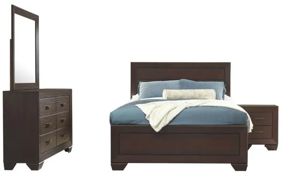 Kauffman - Transitional Panel Bed Bedroom Set