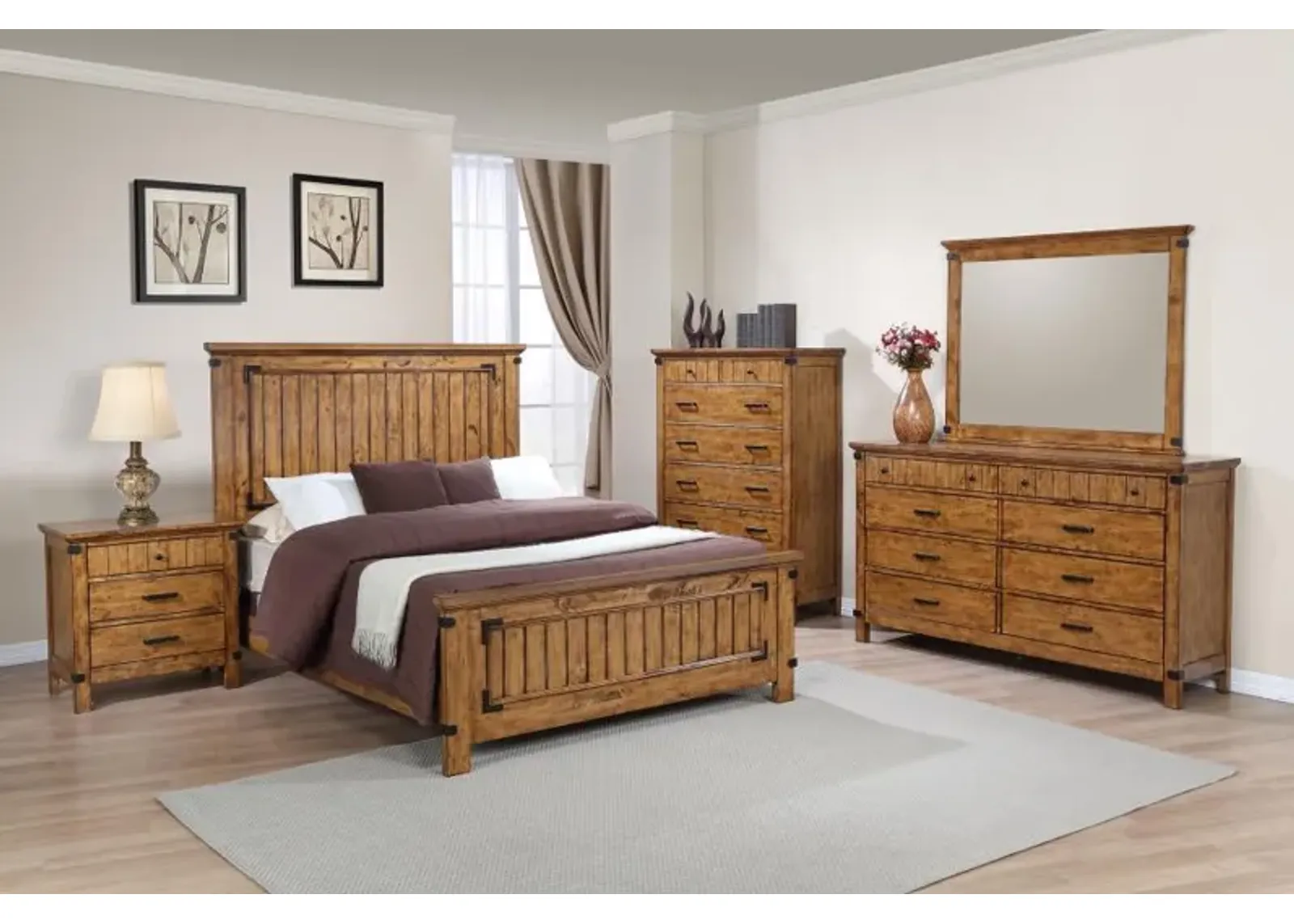 Brenner - Panel Bed Bedroom Set