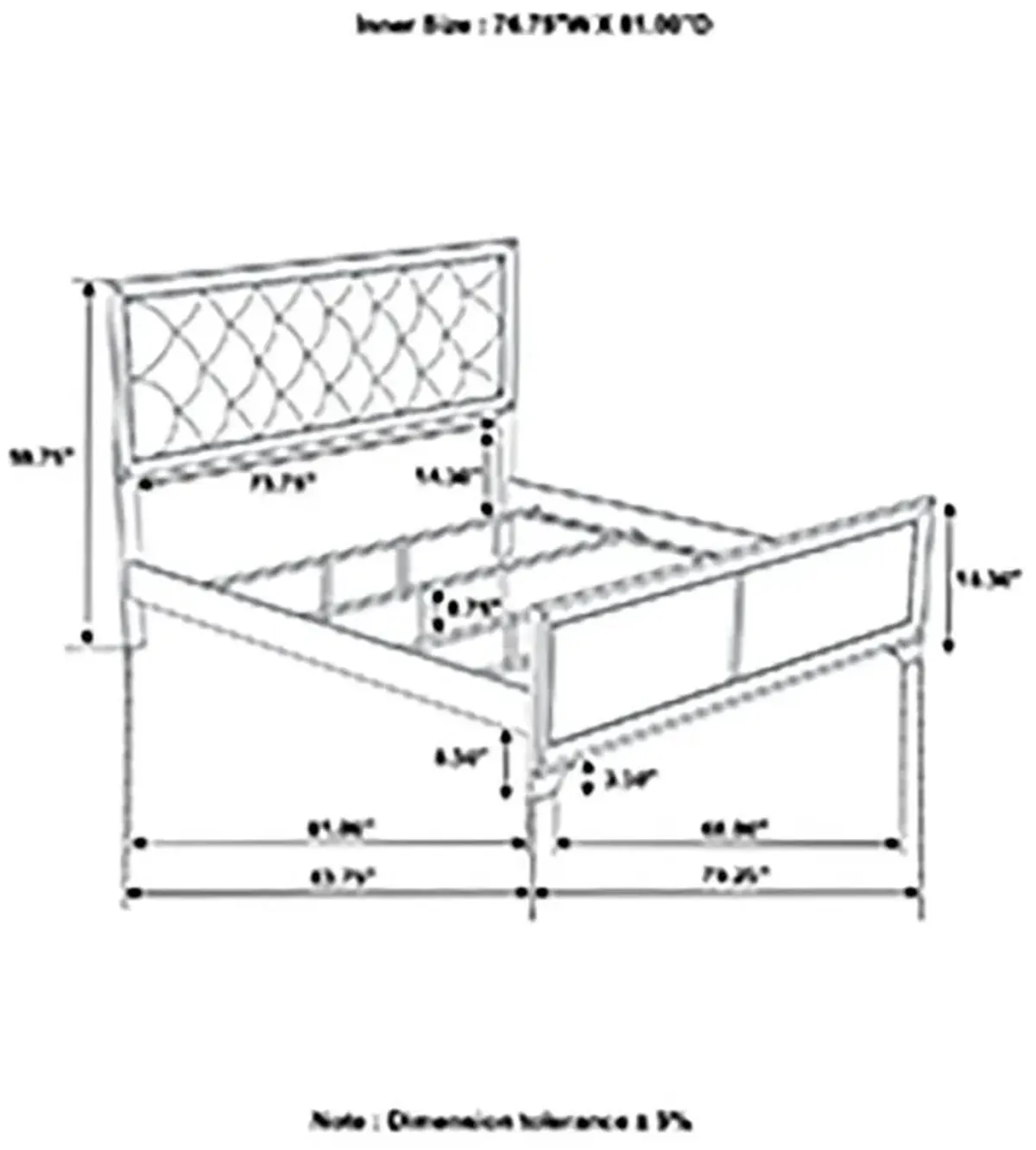 Salford - Panel Bed