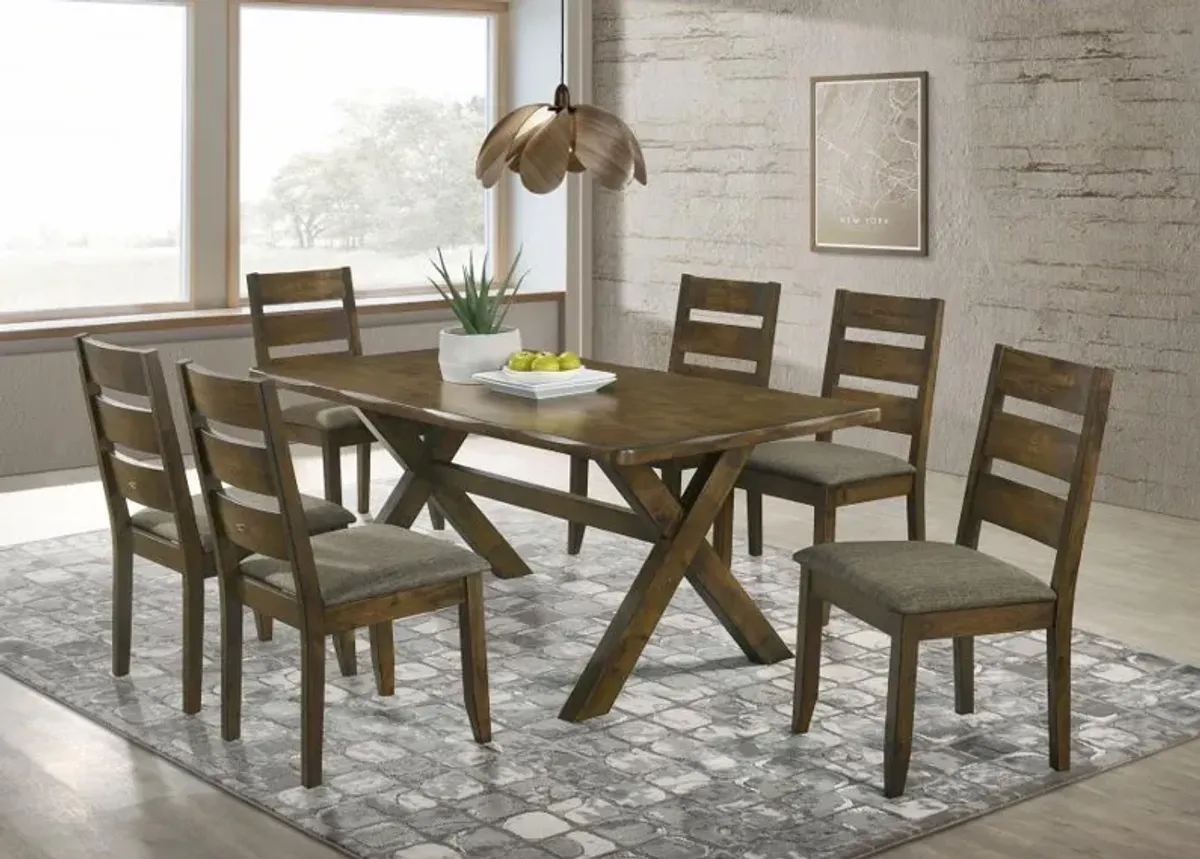 Alston - Rustic Trestle Dining Room Set