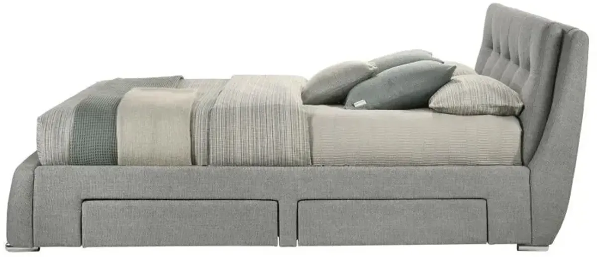 Fenbrook - Tufted Upholstered Storage Bed