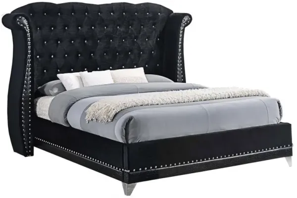 Barzini - Wingback Tufted Bed