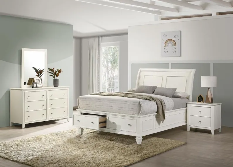 Selena - Sleigh Storage Bedroom Set