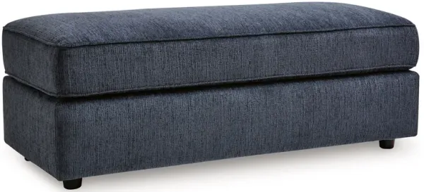 Albar Place - Oversized Accent Ottoman - Cobalt