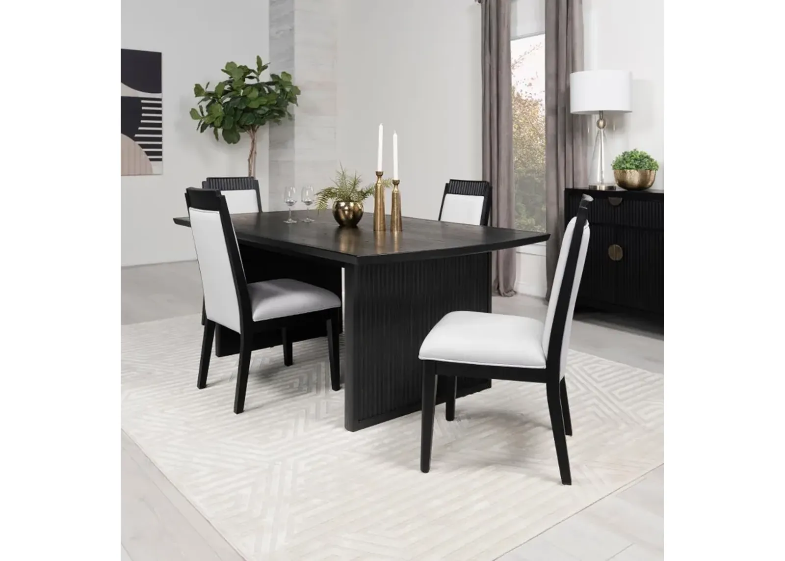 Brookmead - Rectangular Dining Set With 18" Removable Extension Leaf