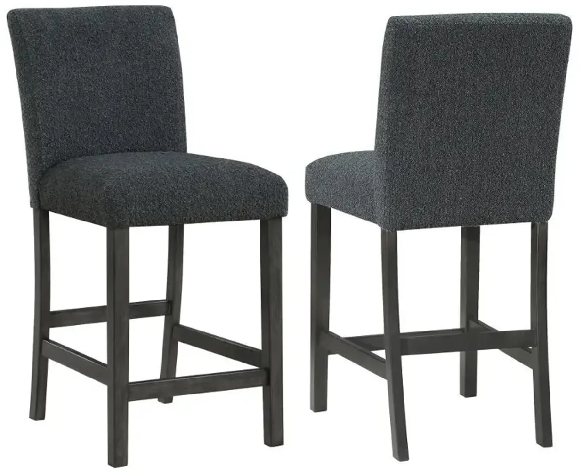 Alba - Boucle Upholstered Counter Height Dining Chair (Set of 2)