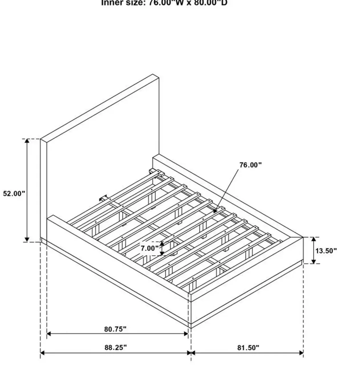 Knox - Upholstered Platform Bed