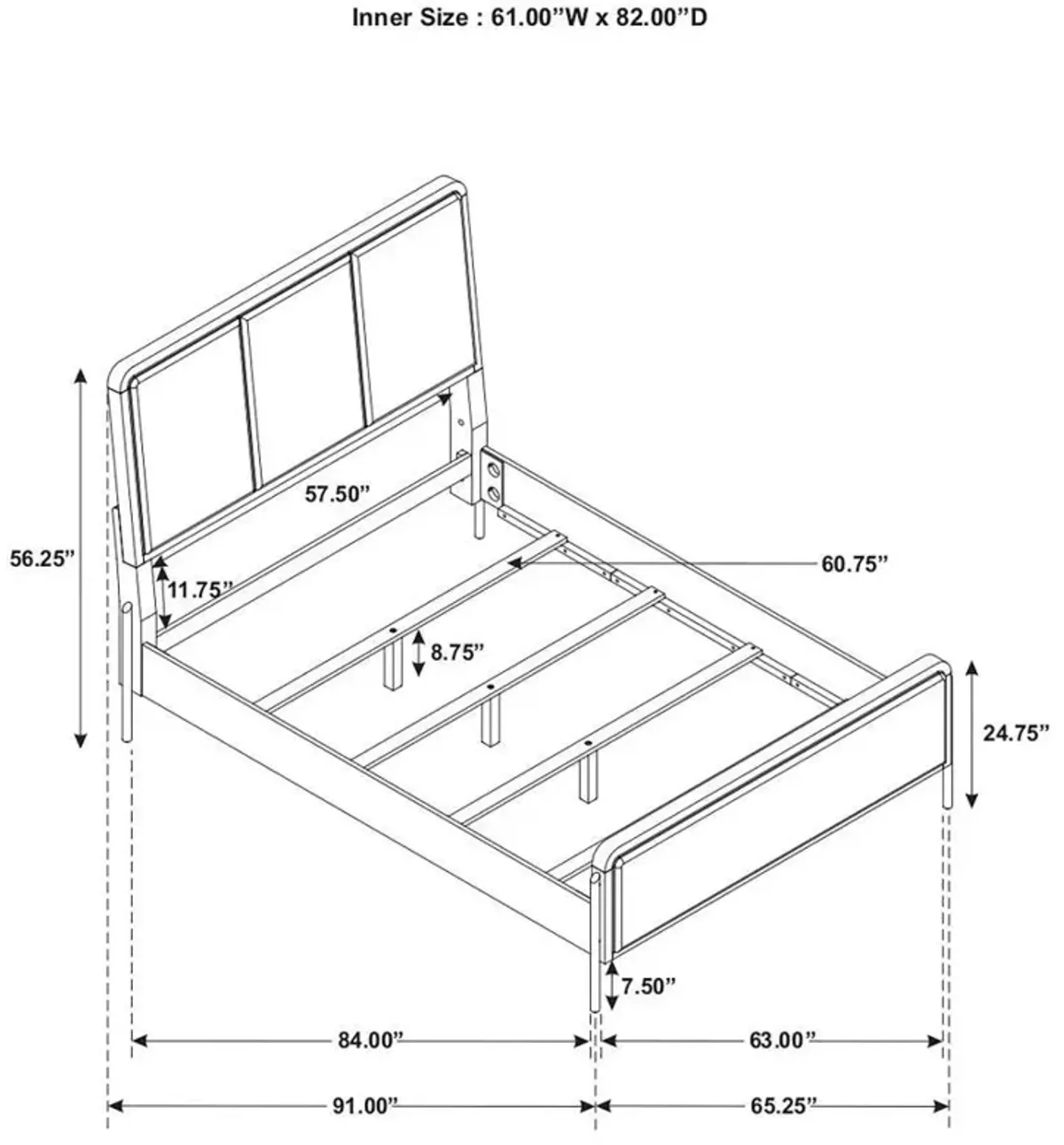 Arini - Upholstered Panel Bed