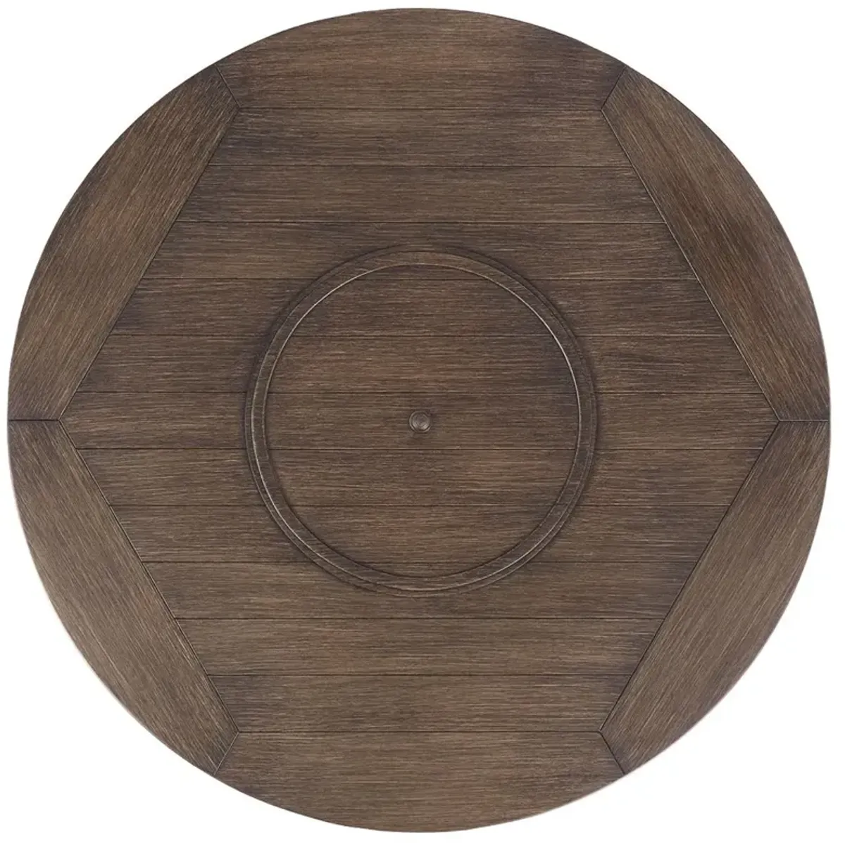 Paradise - Medium Brown - Round Fire Pit Table