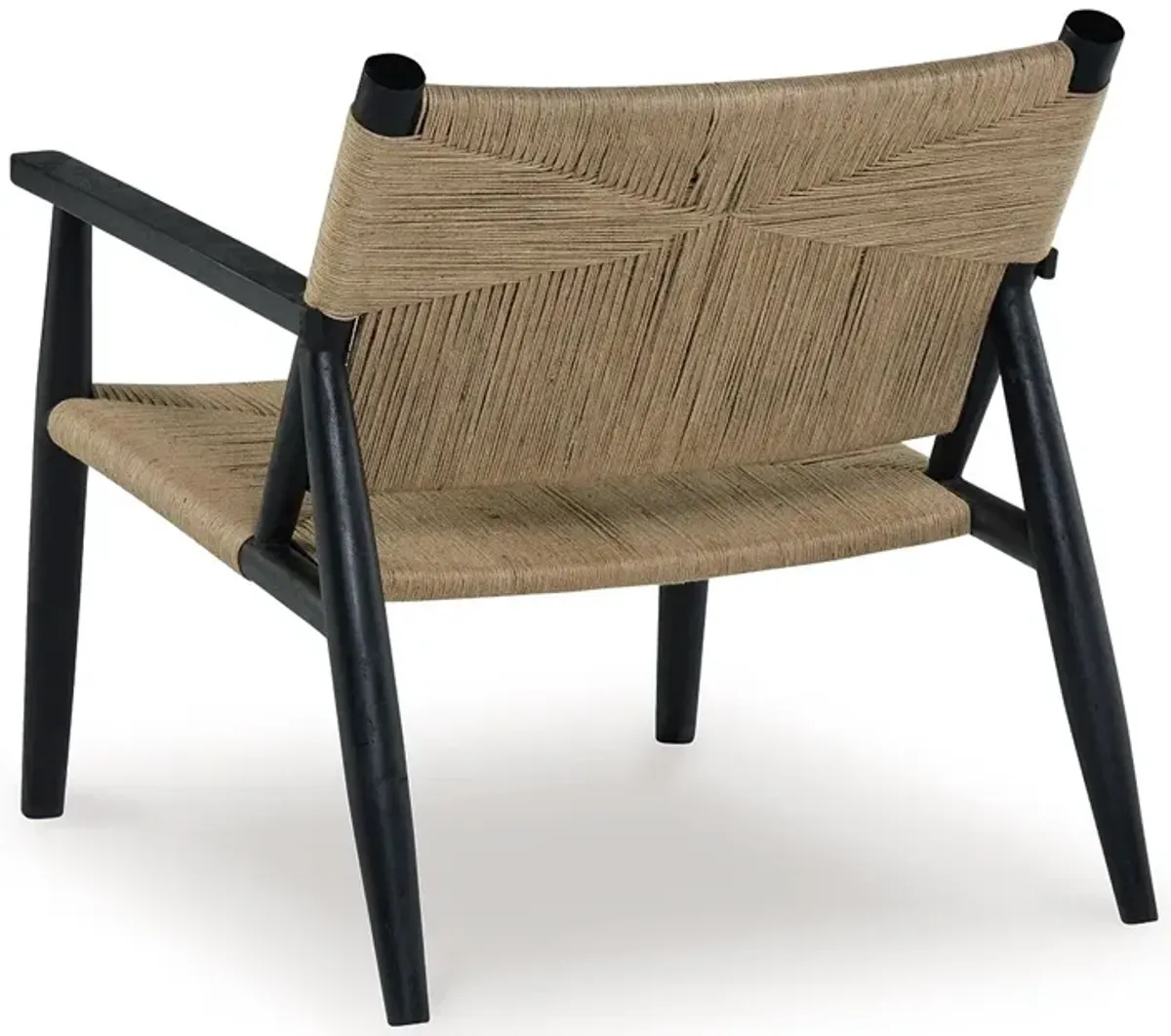 Halfmore - Black / Natural - Accent Chair