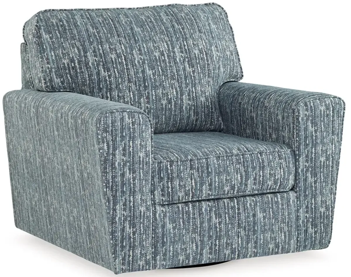 Aterburm - Twilight - Swivel Accent Chair